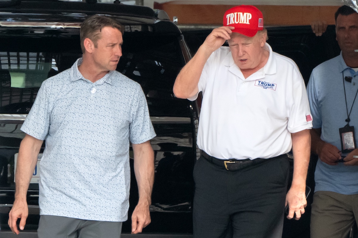 Donald Trump esce dalla Casa Bianca, l'11 luglio