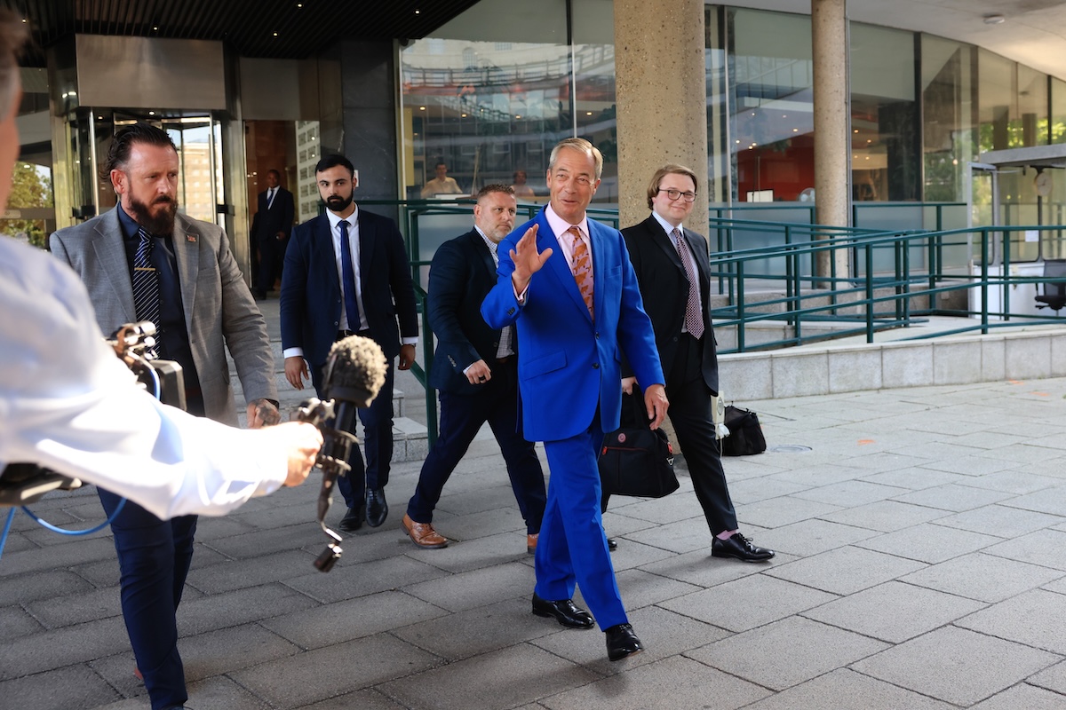 Nigel Farage, il 7 luglio a Londra