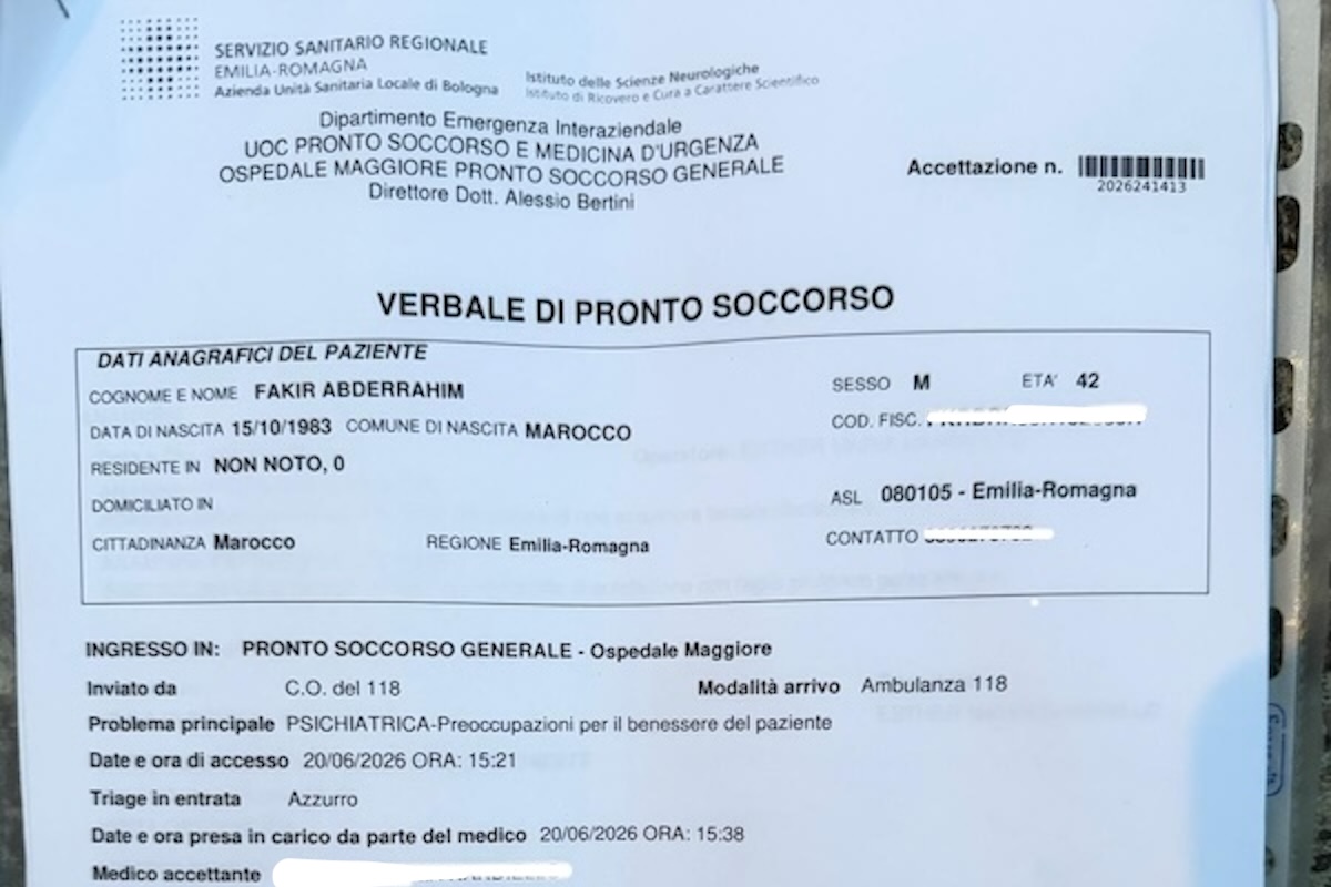 Leggi l'articolo: Un’informazione in più su cosa è successo prima della morte di Abderrahim Fakir
