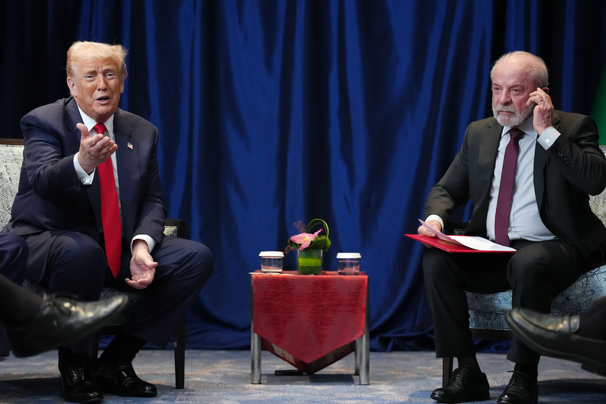 Donald Trump e Luiz Inácio Lula da Silva, ottobre 2025 (Andrew Harnik/Getty Images)