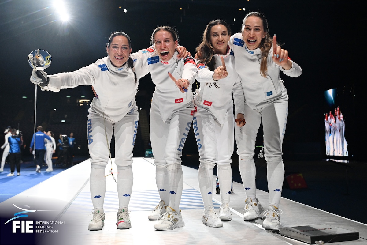 L’Italia ha vinto altre due medaglie d’oro ai Mondiali di scherma