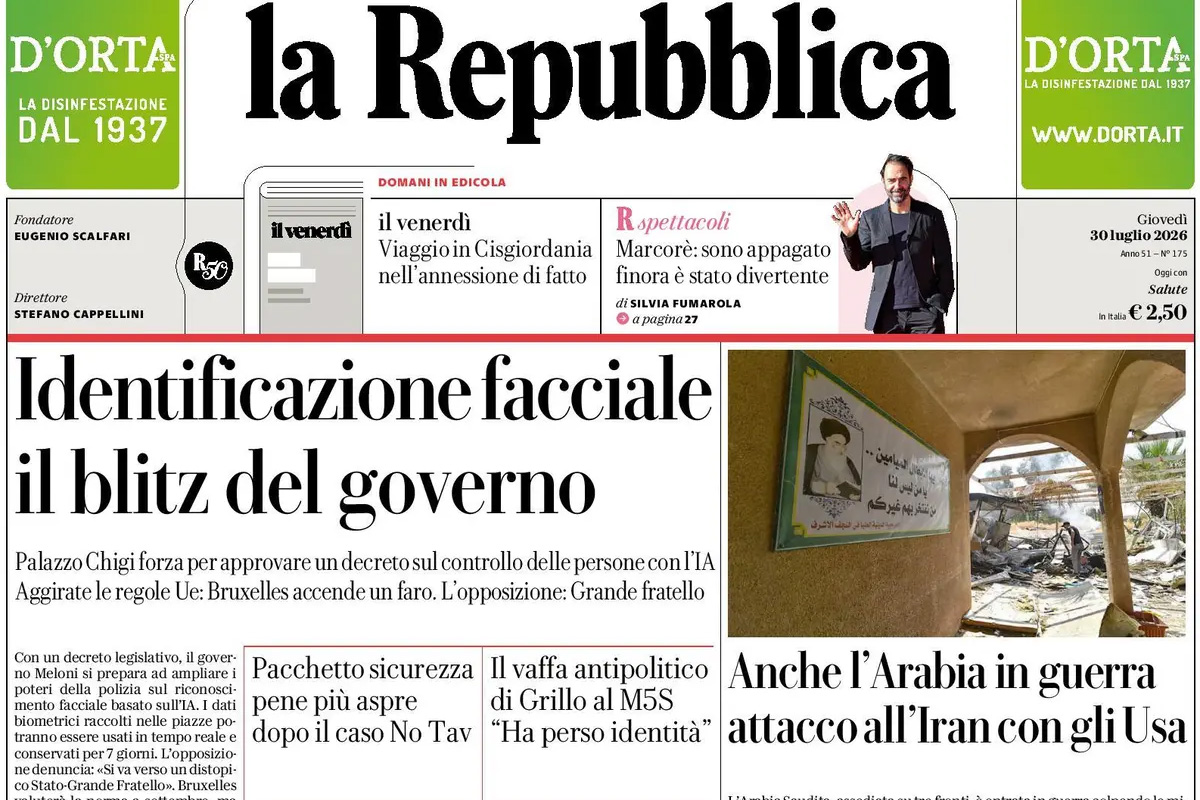 le prime pagine di oggi da Ilpost.it le prime pagine di oggi
