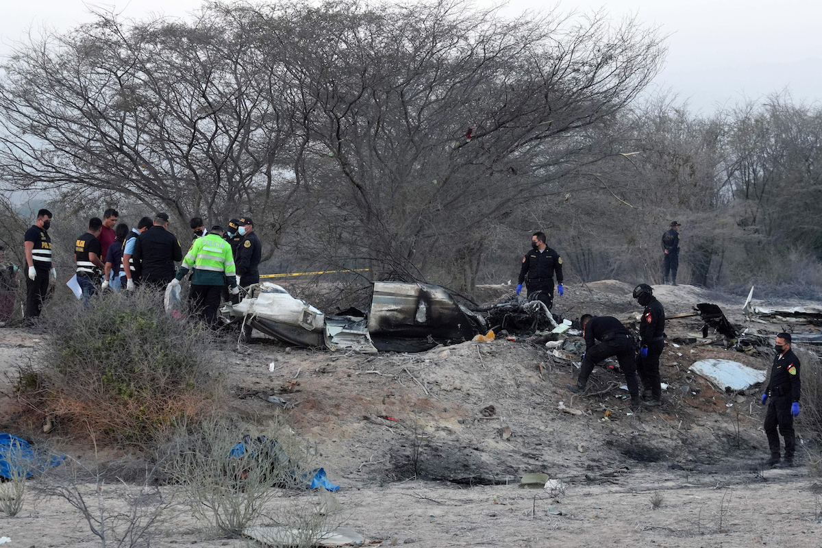 Sette turisti italiani sono morti in un incidente aereo in Perù