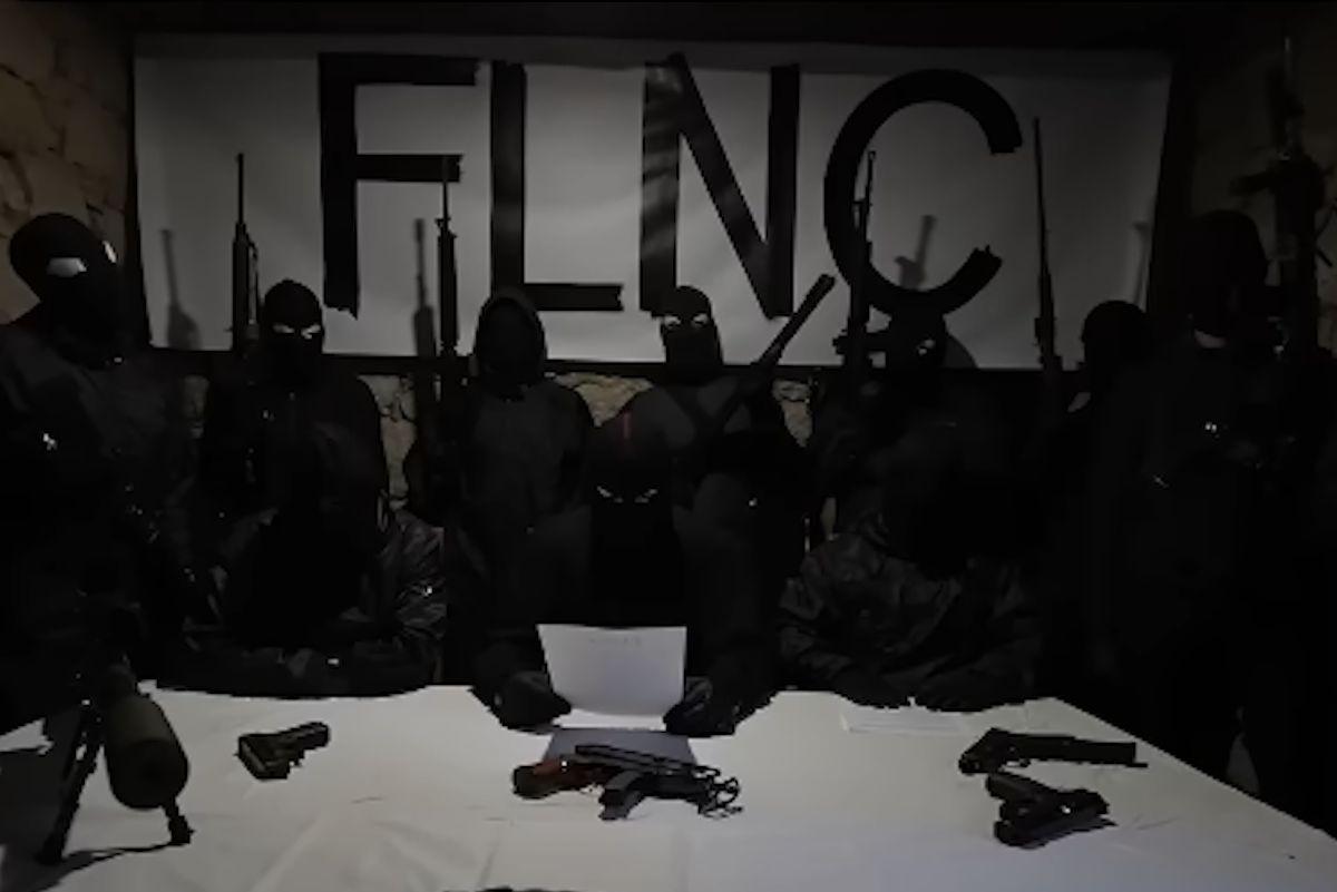La conferenza stampa segreta di un gruppo radicale dell’indipendentismo della Corsica