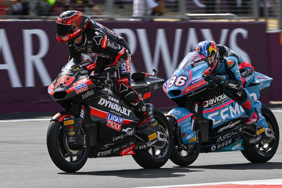 Leggi l'articolo: Esultare con un giro di anticipo in una gara di Moto2, e poi arrivare 14esimo
