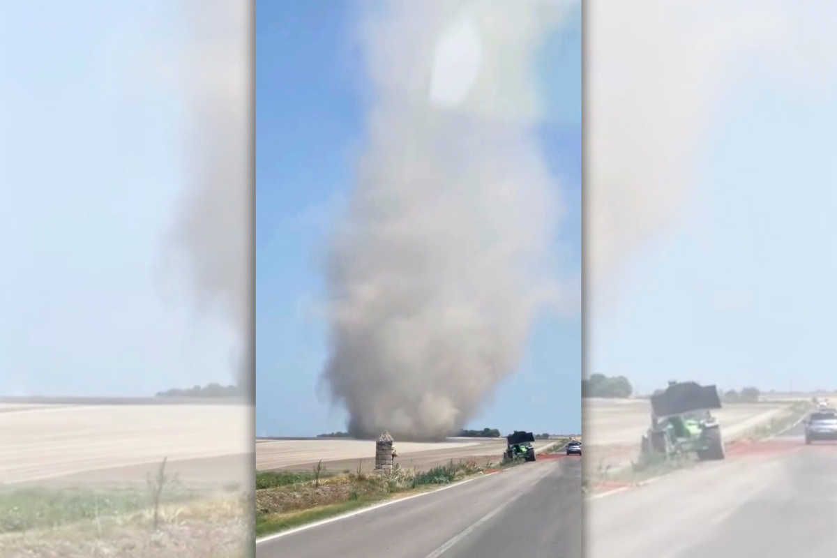 Leggi l'articolo: Il video del “diavolo di sabbia” a Foggia