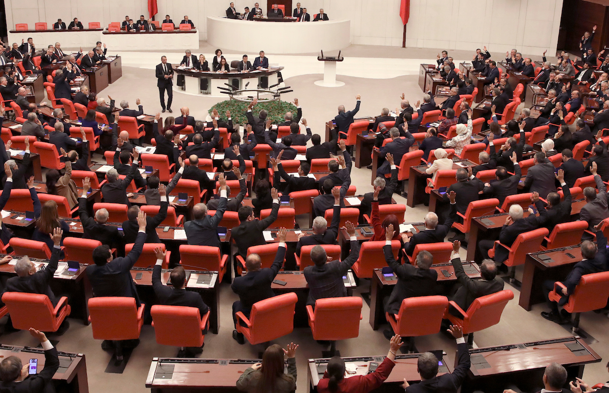 Il parlamento turco, 2020 (AP Photo/Burhan Ozbilici, File)