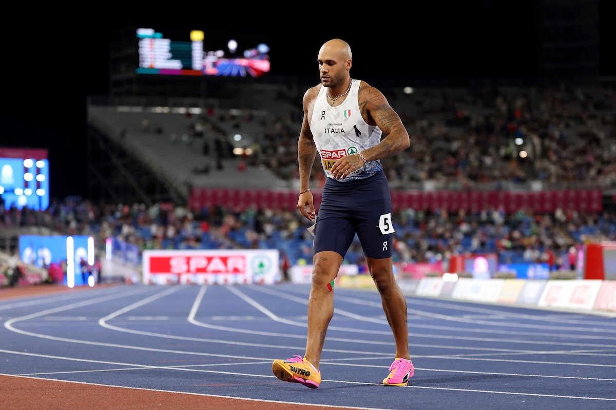 Marcell Jacobs si è infortunato nella finale dei 100 metri agli Europei