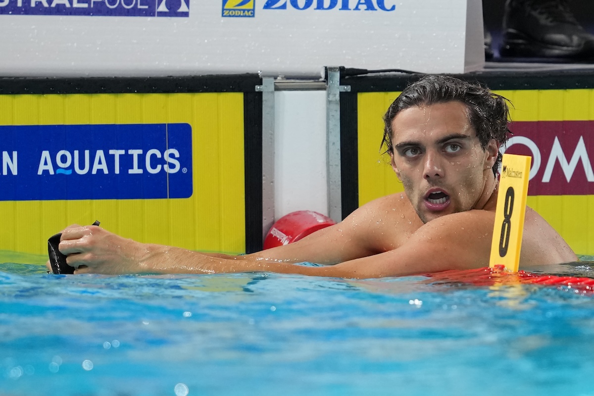 Thomas Ceccon ha vinto la medaglia di bronzo nei 200 dorso agli Europei di nuoto