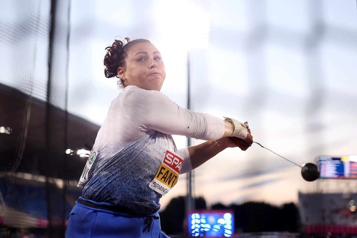 Sara Fantini ha vinto l’argento nel lancio del martello agli Europei di atletica leggera