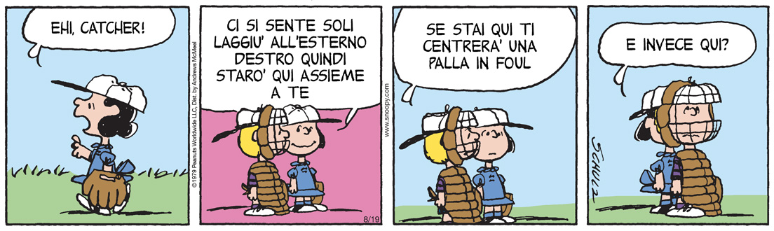 peanuts 2026 agosto 19 da Ilpost.it peanuts 2026 agosto 19