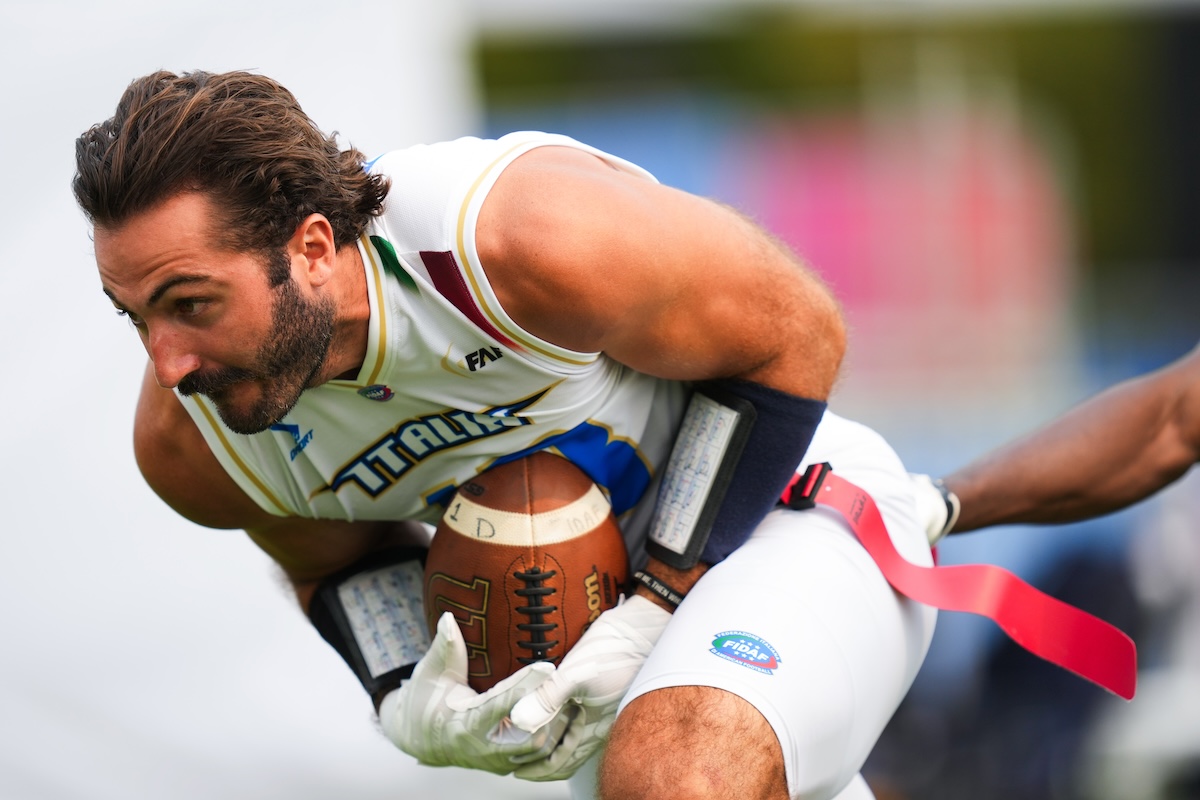 L’Italia maschile di flag football è in finale ai Mondiali e si è qualificata per le Olimpiadi