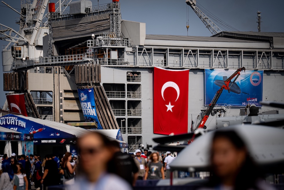 Il festival “Blue Homeland”presso il Comando del Cantiere Navale di Golcuk (Betul Abali/Getty)
