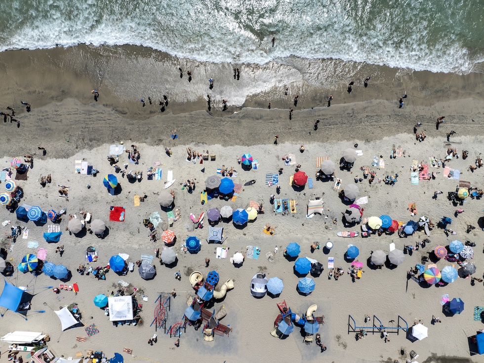La spiaggia di Oceanside (Donald Miralle/Getty Images)