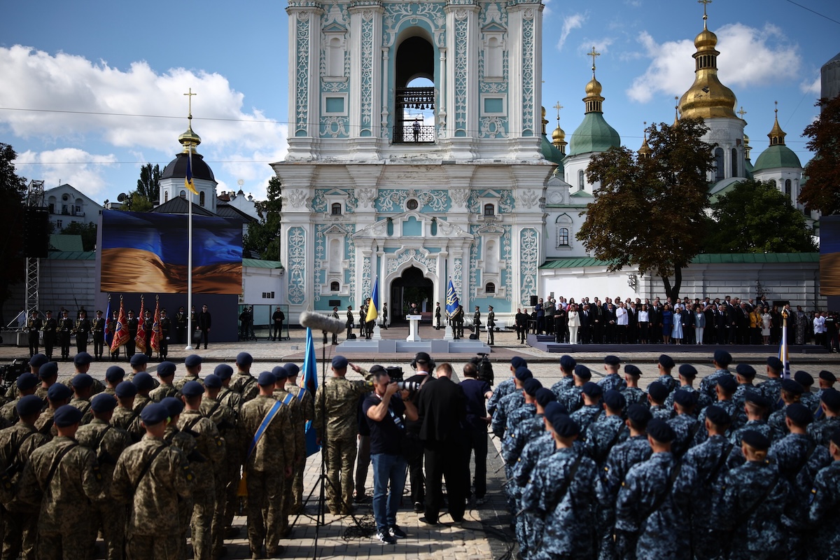 Le celebrazioni per il 35esimo anniversario dell’indipendenza dell’Ucraina