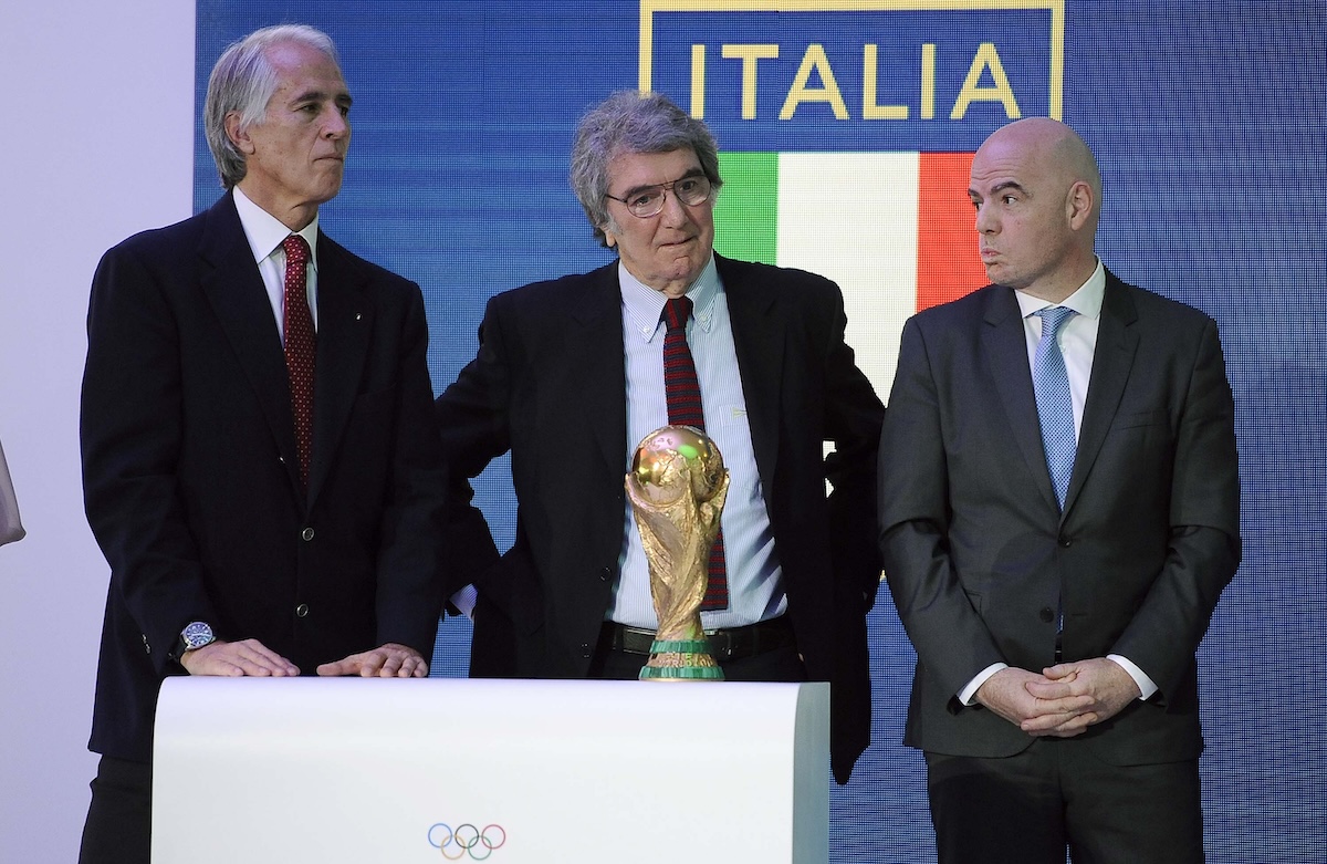 La Federcalcio ha ritirato il sostegno al presidente della FIFA Gianni Infantino per la sua rielezione