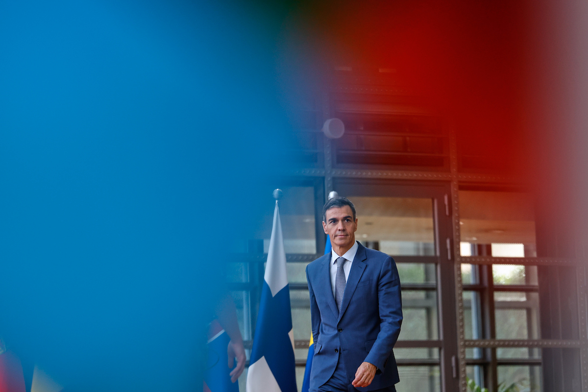 Pedro Sánchez, giugno 2026 (AP Photo/Geert Vanden Wijngaert)