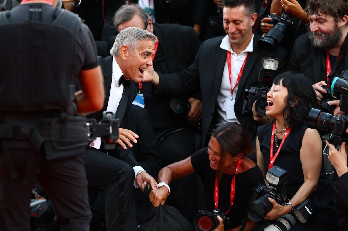 George Clooney a Venezia si sente a casa