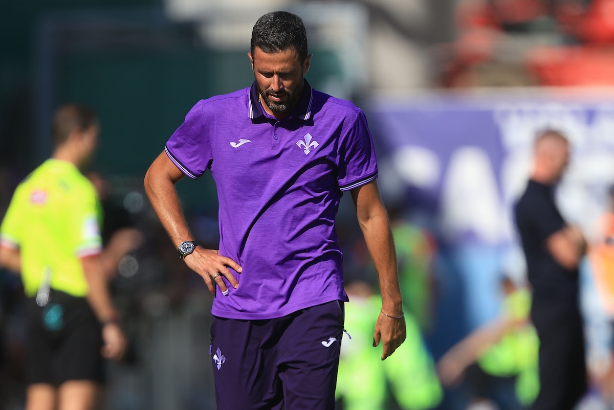 La Fiorentina ha esonerato il suo allenatore, Fabio Grosso