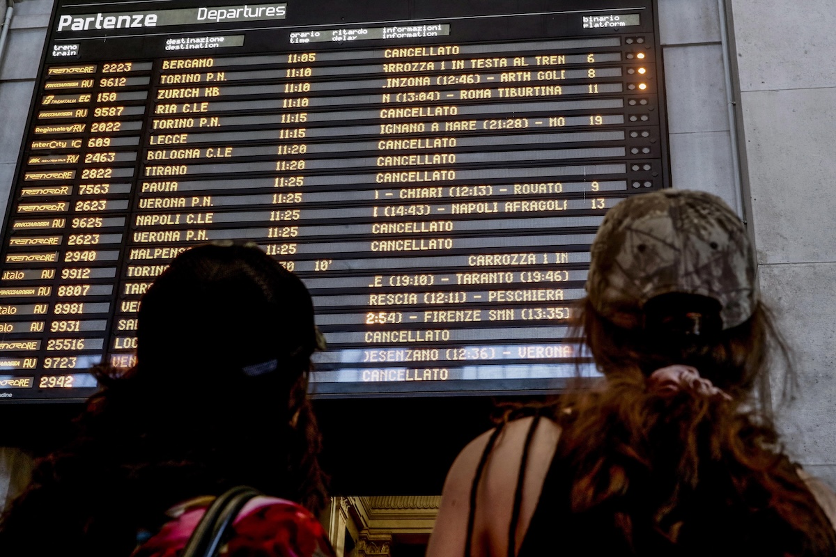 Tra oggi e domani è previsto uno sciopero nazionale dei treni