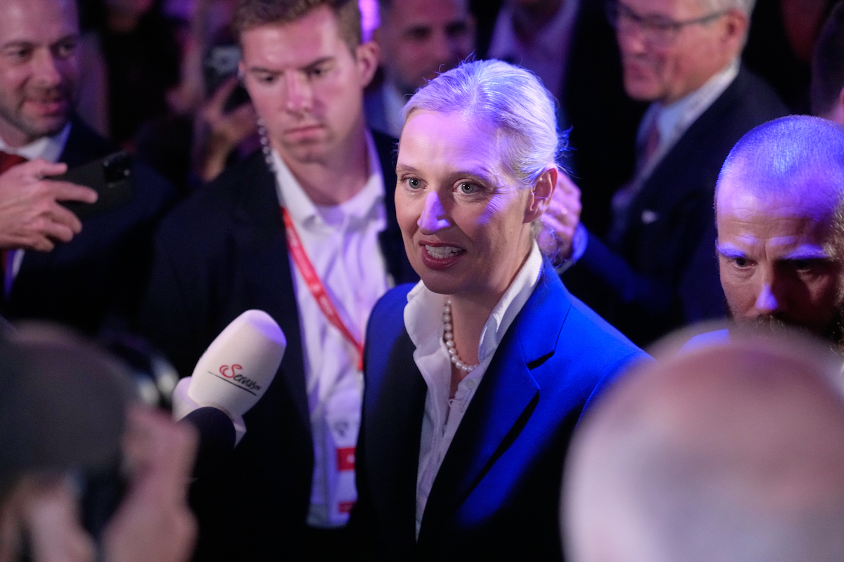 Alice Weidel, leader di AfD, 6 settembre 2026 (AP Photo/Matthias Schrader)