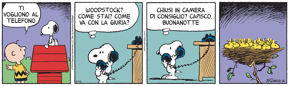 peanuts 2026 settembre 16 da Ilpost.it peanuts 2026 settembre 16