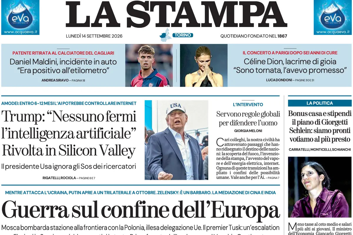 le prime pagine di oggi da Ilpost.it le prime pagine di oggi