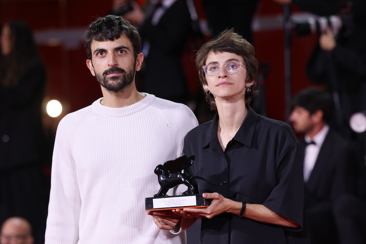 Yuval Abraham e Rachel Szor a Venezia, 12 settembre 2026 (Stephane Cardinale - Corbis/Corbis via Getty Images)
