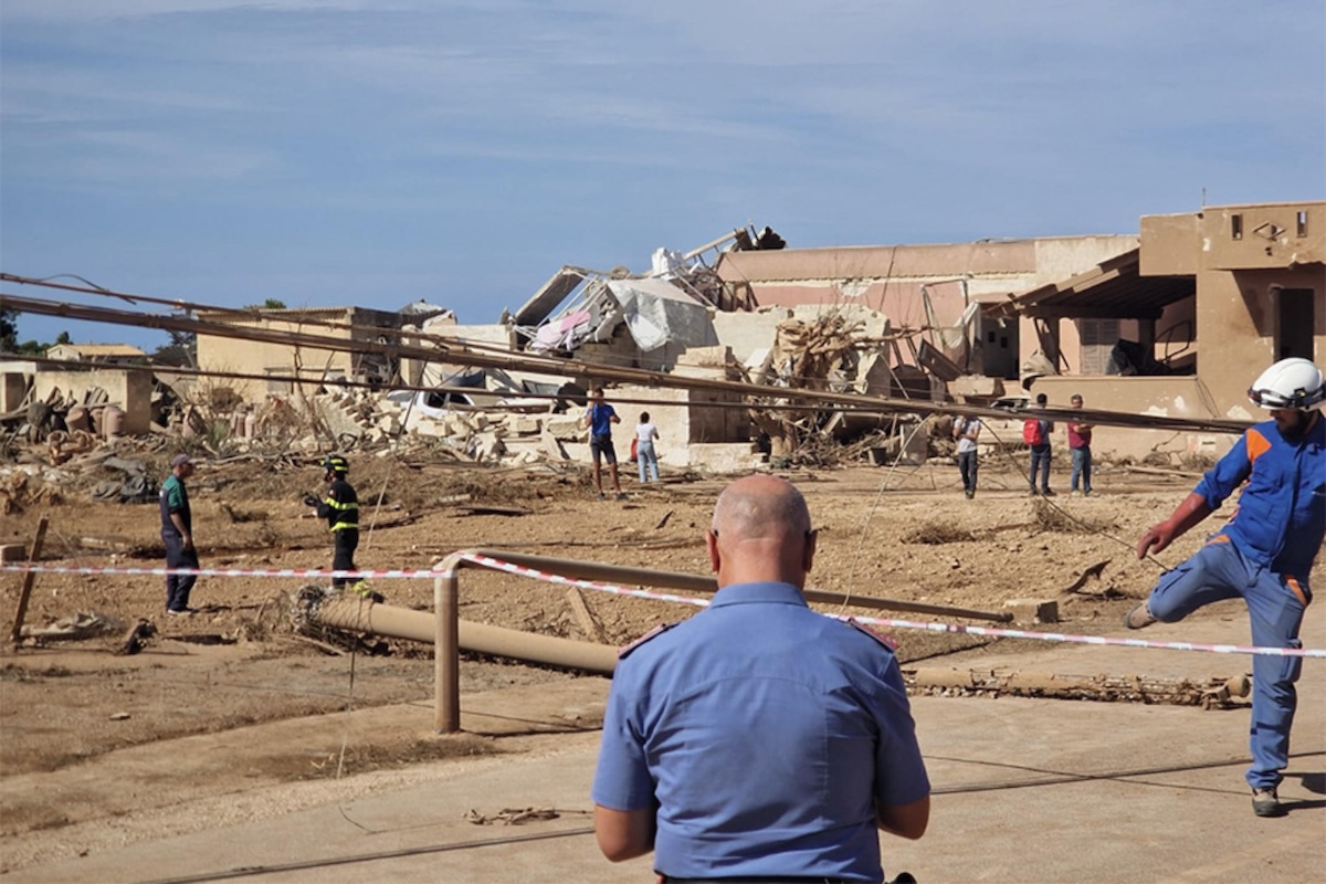 Due trombe d’aria hanno fatto danni nella zona di Marsala, in Sicilia