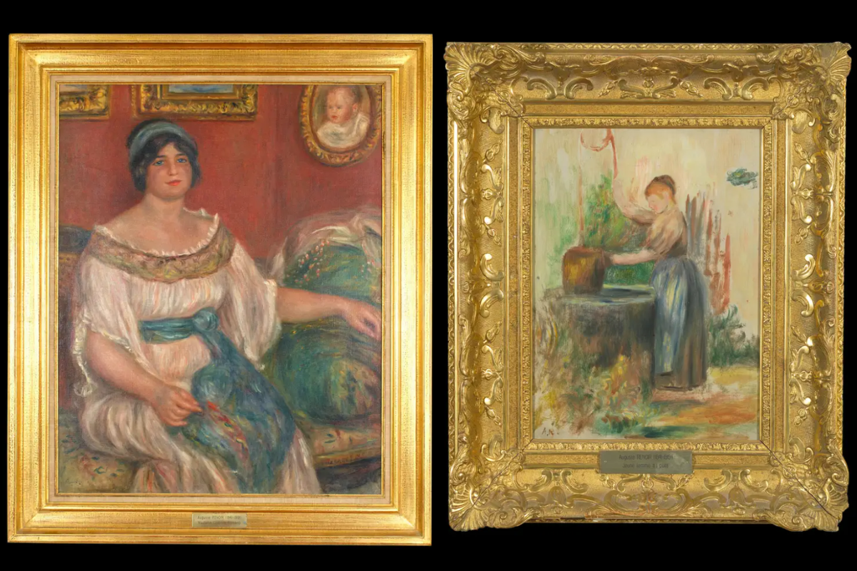 Sono stati trovati i due dipinti di Renoir rubati un mese fa in Francia