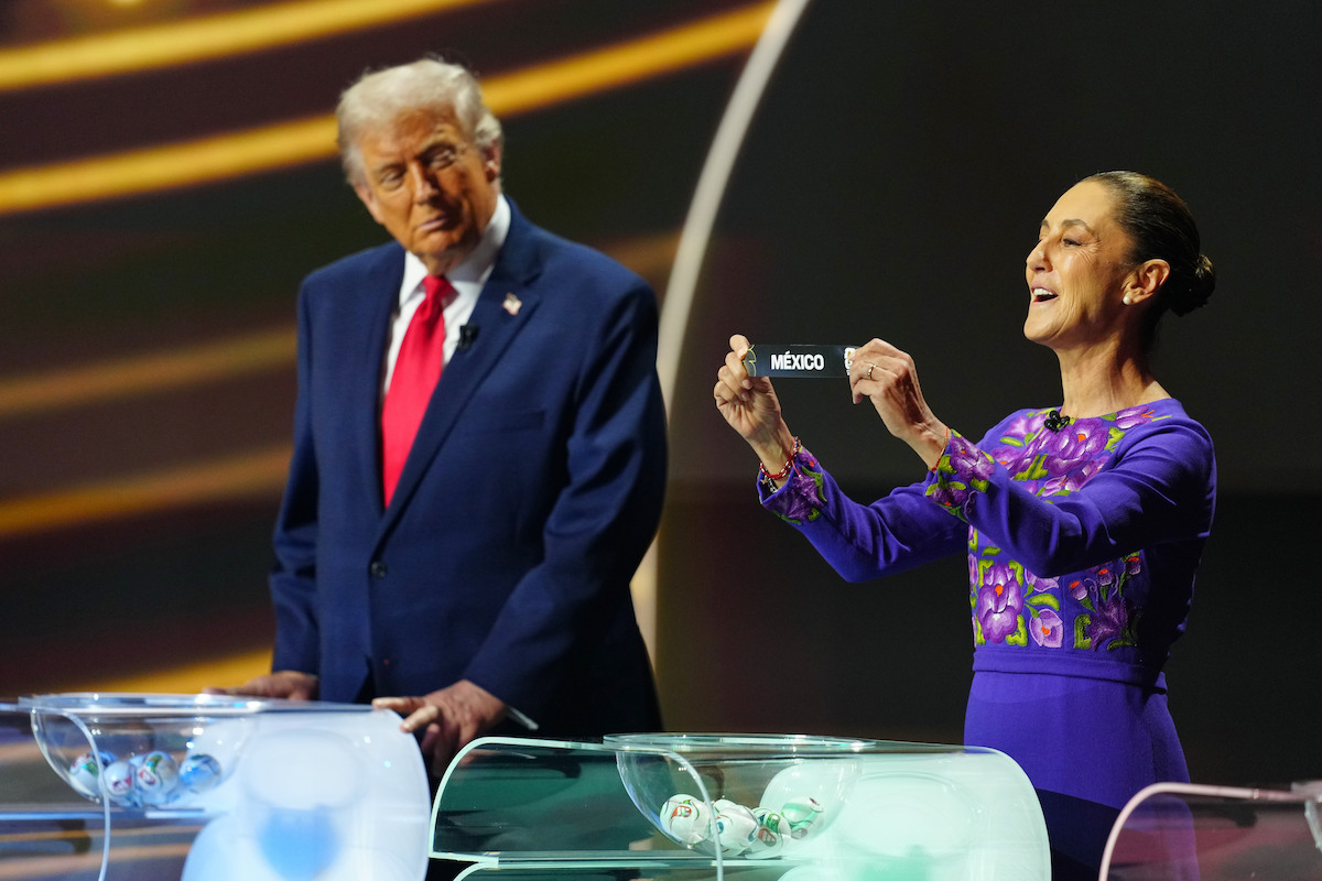 Sheinbaum e Trump, dicembre 2025 (Jia Haocheng/Pool Photo via AP)