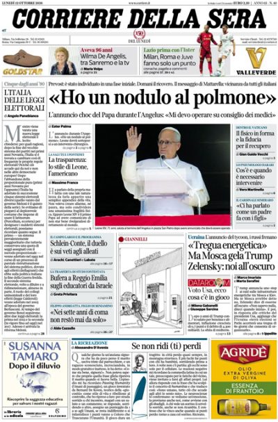 le prime pagine di oggi da Ilpost.it le prime pagine di oggi