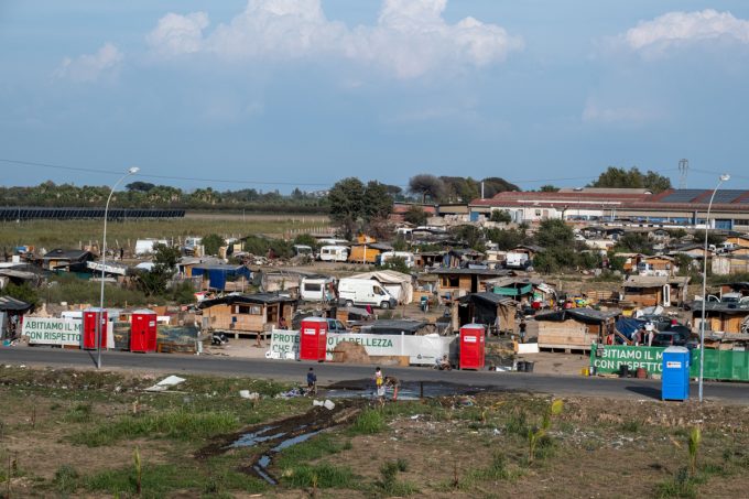 Il peggiore campo rom d’Italia