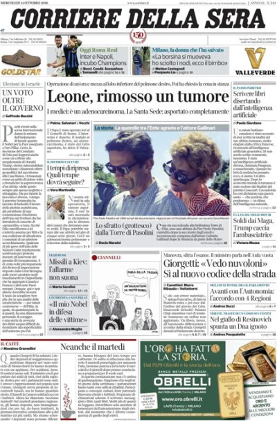 le prime pagine di oggi da Ilpost.it le prime pagine di oggi