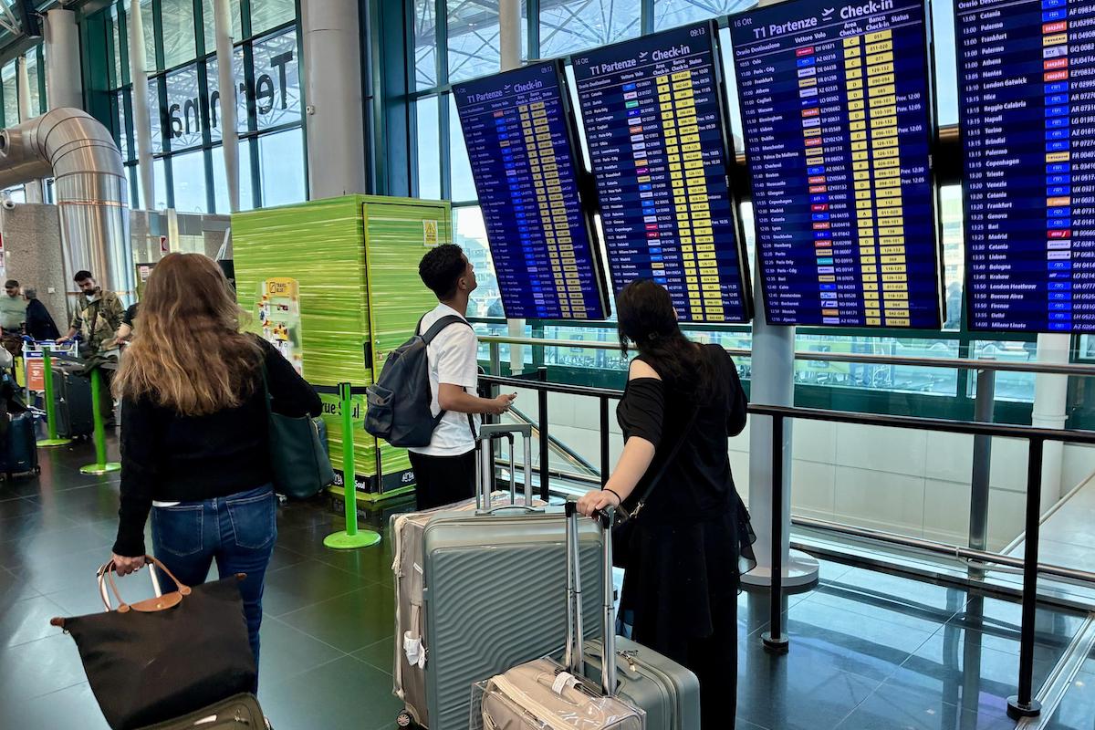 Ci sono molti voli cancellati in tutta Italia