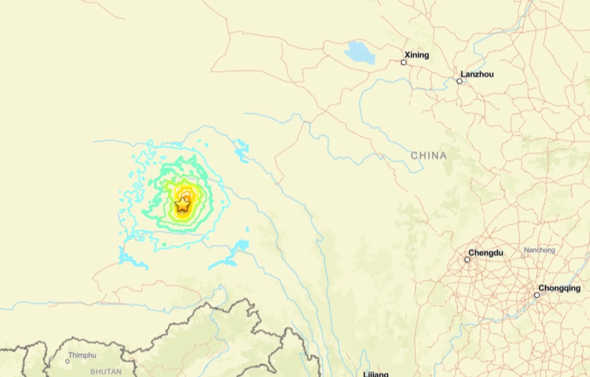 C’è stato un terremoto di magnitudo 7 in Tibet: sono morte almeno 16 persone