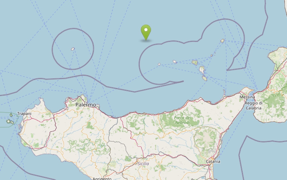 C’è stata una serie di scosse di terremoto nel mare a nord della Sicilia, sono state avvertite anche a Palermo