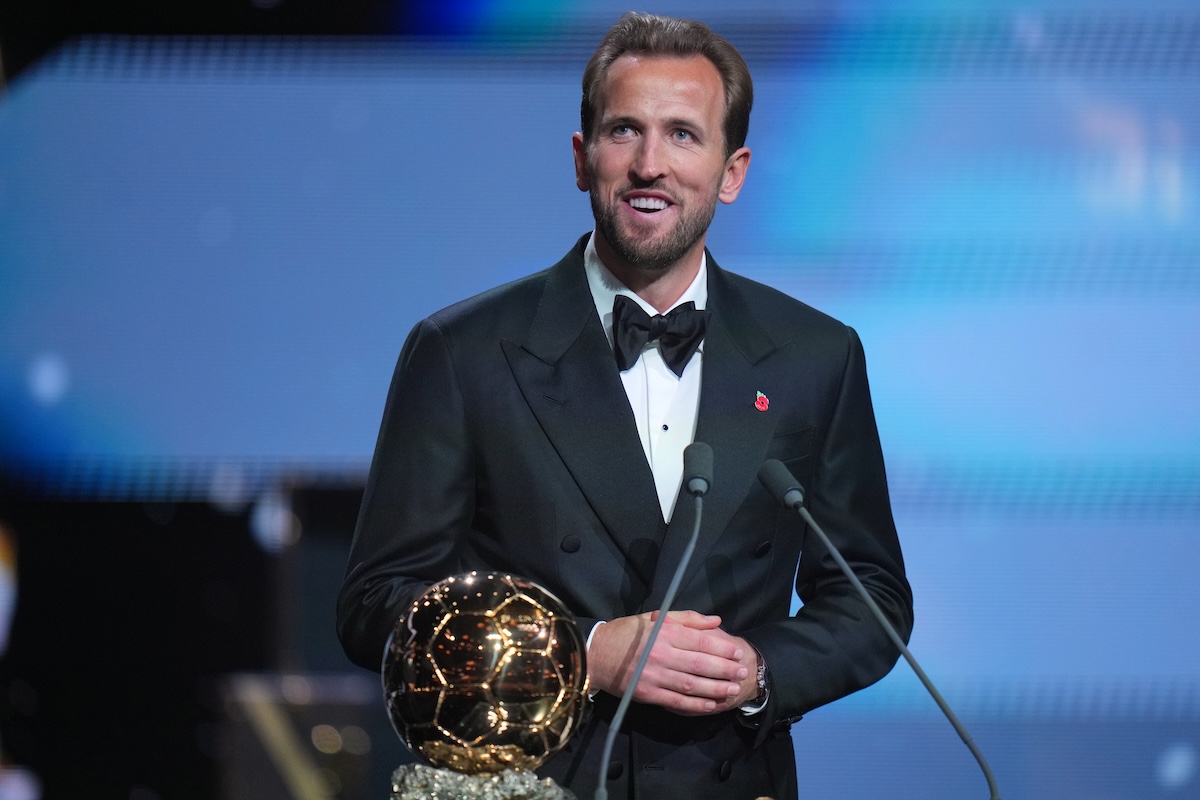 Harry Kane ha vinto il Pallone d’oro maschile