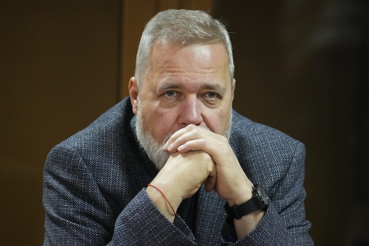 Dmitri Muratov, 2023 (AP Photo/Alexander Zemlianichenko)